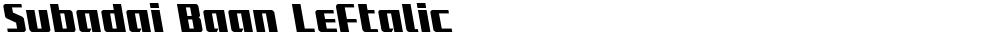Subadai Baan Leftalic