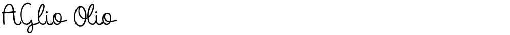 AGlio Olio