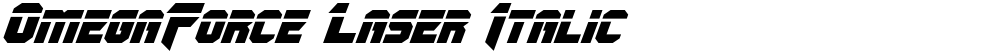 OmegaForce Laser Italic