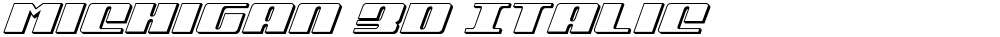 Michigan 3D Italic