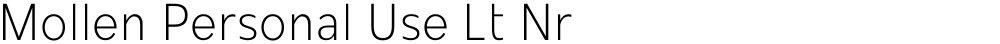 Mollen Personal Use Lt Nr