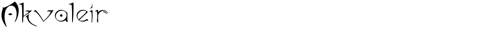 Akvaleir