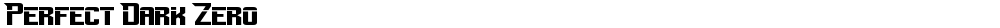 Perfect Dark Zero