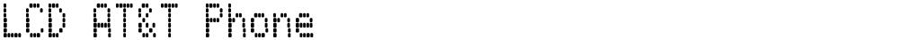 LCD AT&T Phone