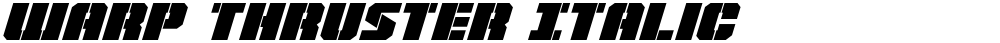 Warp Thruster Italic