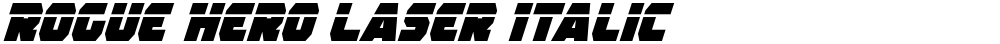 Rogue Hero Laser Italic