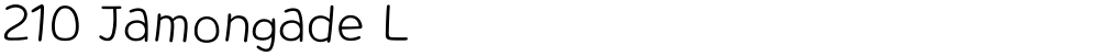 210 Jamongade L