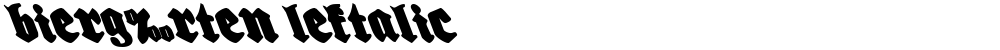 Bierg‰rten Leftalic