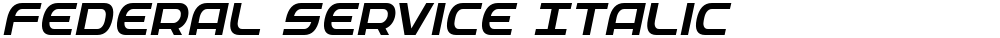 Federal Service Italic