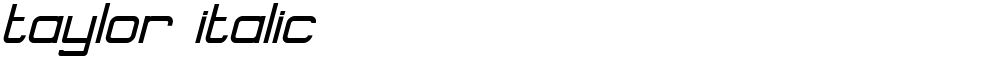 taylor italic