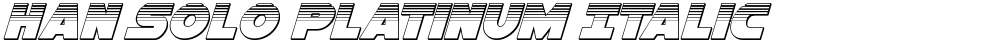 Han Solo Platinum Italic