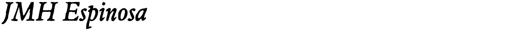 JMH Espinosa