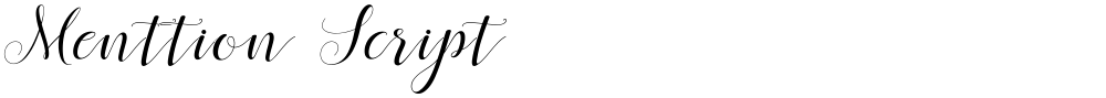 Menttion Script
