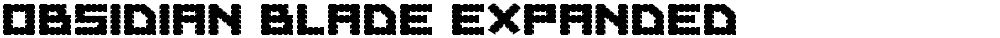 Obsidian Blade Expanded