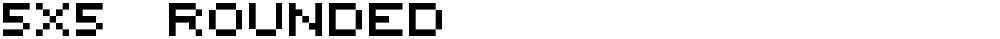 5x5 rounded