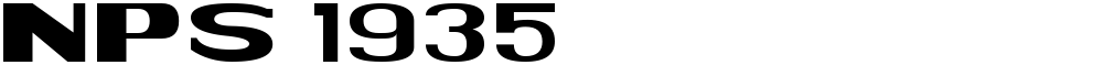 NPS 1935