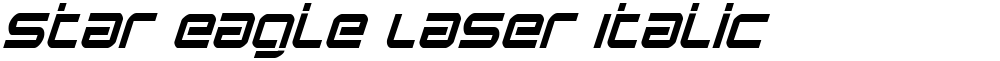 Star Eagle Laser Italic