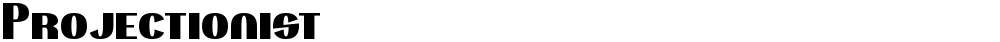 Projectionist