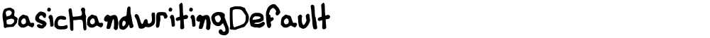 BasicHandwritingDefault