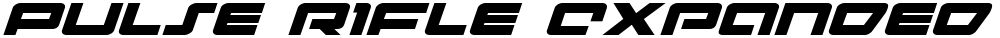 Pulse Rifle Expanded Italic