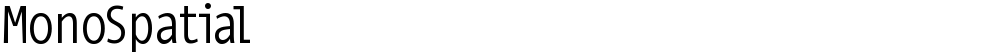 MonoSpatial