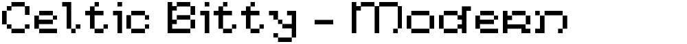 Celtic Bitty - Modern