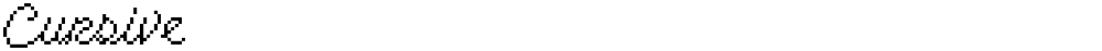 Cursive