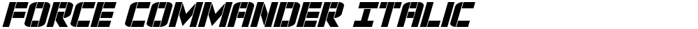 Force Commander Italic