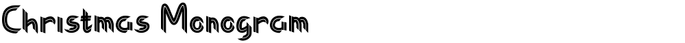 Christmas Monogram