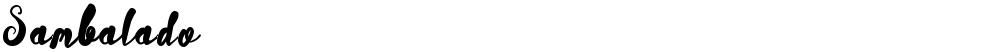 Sambalado