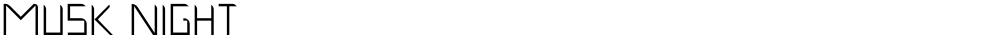Musk Night