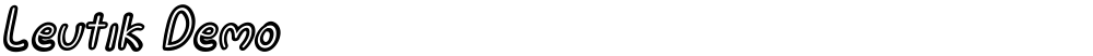 Leutik Demo