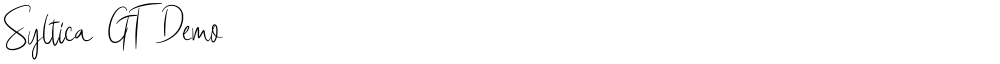 Syltica GT Demo