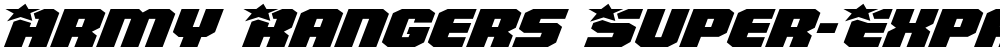 Army Rangers Super-Expanded Italic