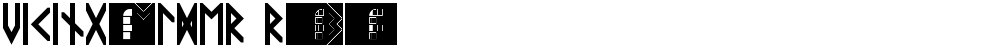 VIKING, ELDER Runes Bold