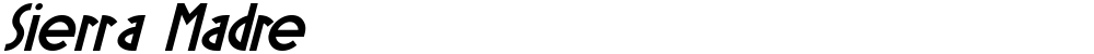 Sierra Madre