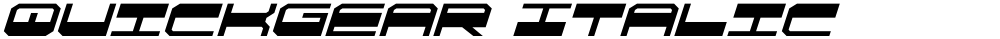 QuickGear Italic