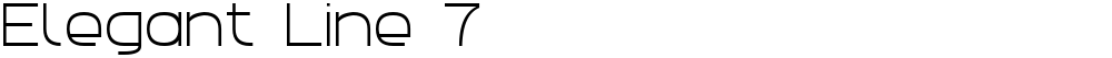 Elegant Line 7