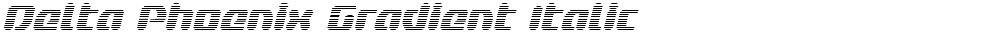 Delta Phoenix Gradient Italic
