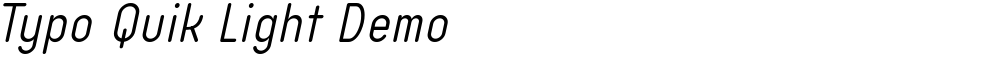 Typo Quik Light Demo