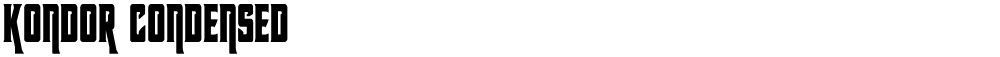 Kondor Condensed