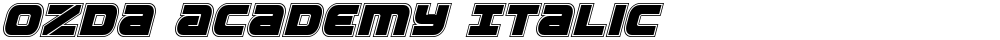 Ozda Academy Italic