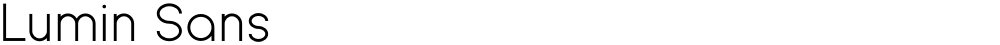 Lumin Sans
