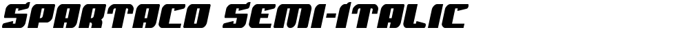 Spartaco Semi-Italic