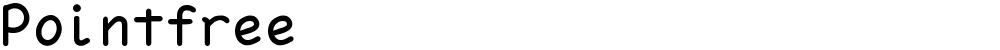 Pointfree