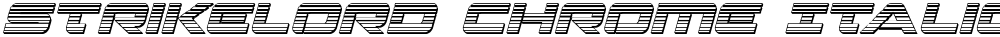 Strikelord Chrome Italic
