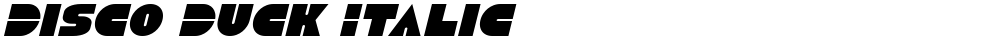 Disco Duck Italic