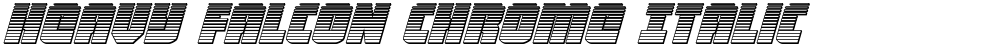 Heavy Falcon Chrome Italic