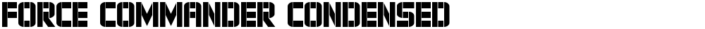 Force Commander Condensed