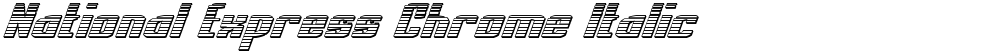 National Express Chrome Italic